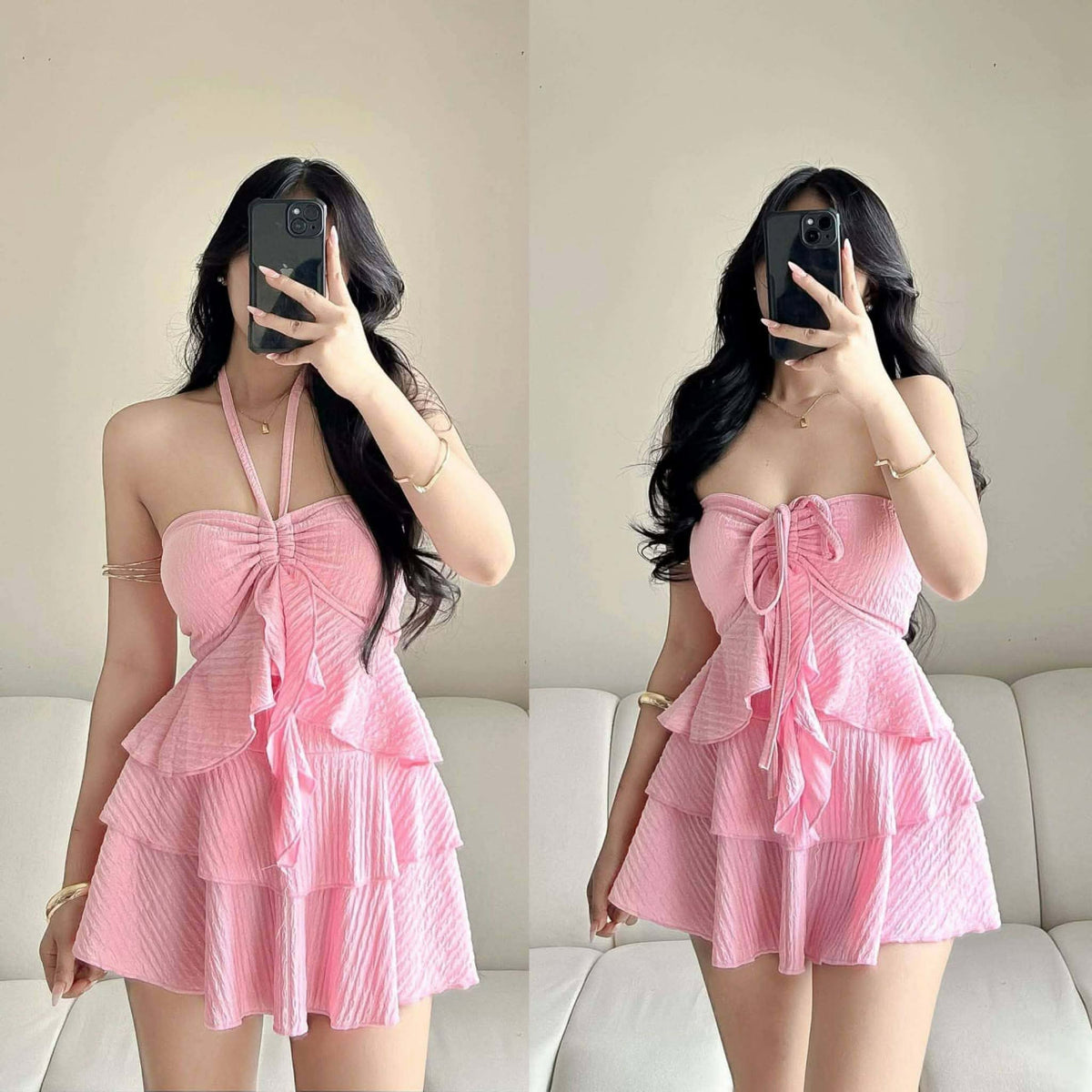 Terry Padded Top and Skirt Coords
