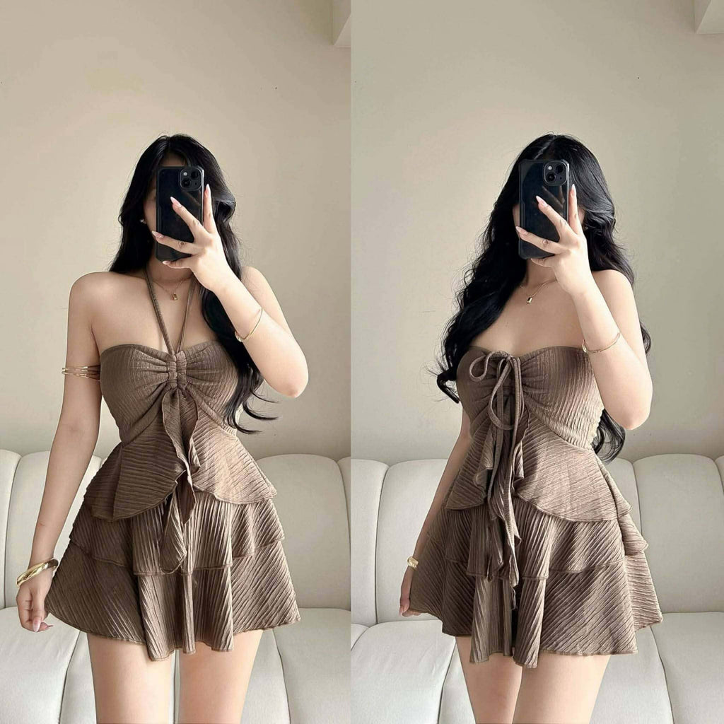 Terry Padded Top and Skirt Coords