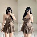 Terry Padded Top and Skirt Coords